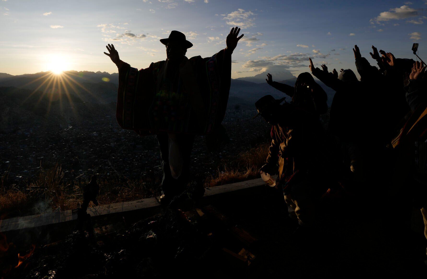 APTOPIX Bolivia Andean New Year